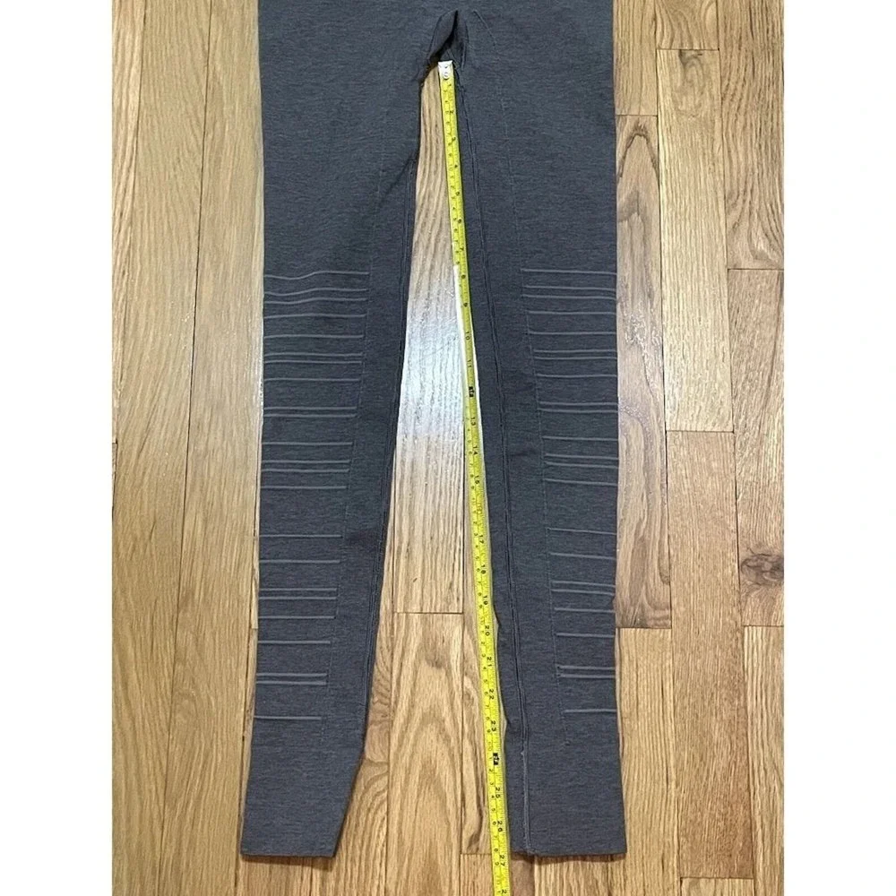 Blanqi‎ Gray Heathered Seamless Hipster Leggings Activewear Athleisure Small S